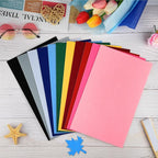 NACHLYNN 11Pcs Self Adhesive Felt Fabric Sheets 7"x11.5" /18x29cm Sticky Back - Image 4