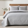 HORIMOTE HOME Grey Queen Size Quilt Set by HORIMOTEHOME