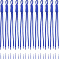 KJML DIY Paracord Keychain 12pcs Paracord Rope Keychain Braided Cord Rope Bag by KJMLDIY