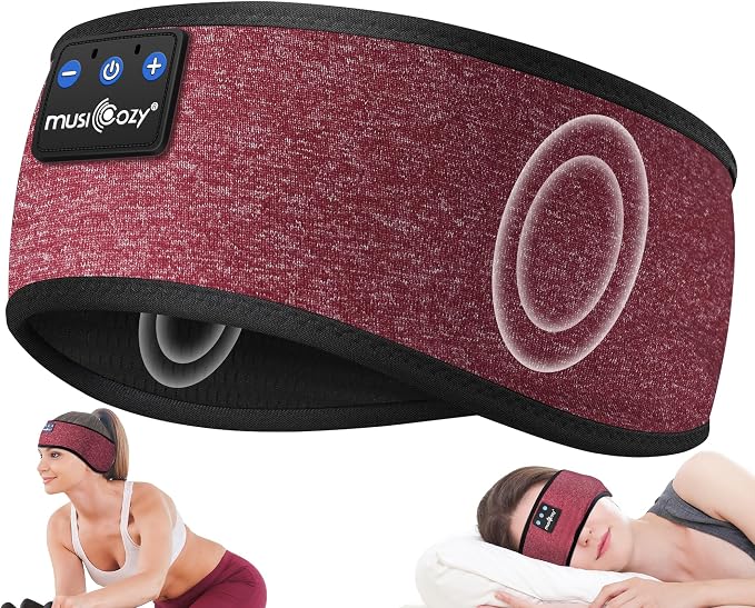 MUSICOZY Sleep Headphones Wireless Bluetooth 5.4 Headband, Music Sports by MUSICOZY