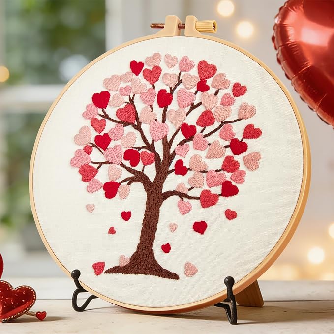 Love Heart Tree Embroidery Kits - Image 5