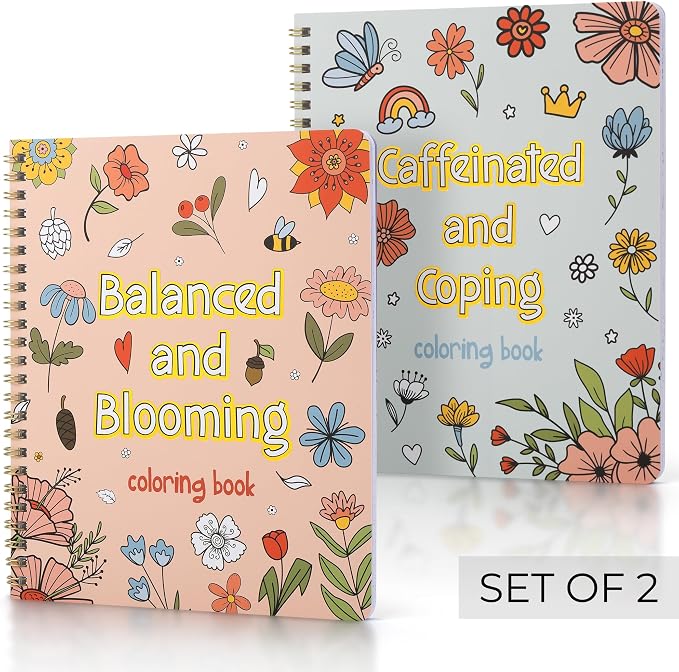 Beautiful Adult Coloring Book Set of 2 - Image 7