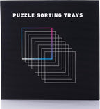 8 Black Puzzle Sorting Trays - Image 2