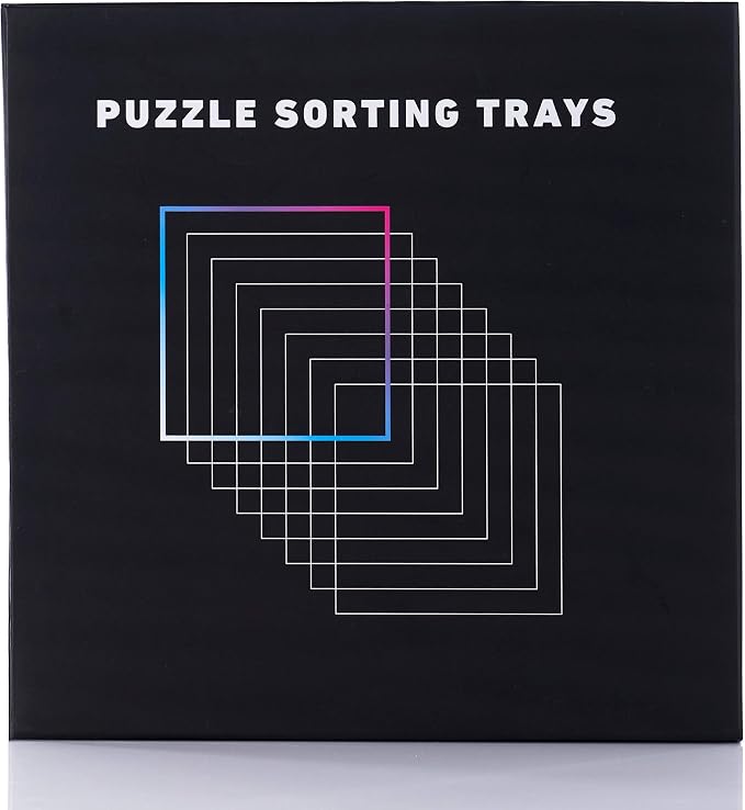 8 Puzzle Sorting Trays with Lid 8" x 8" - Image 2