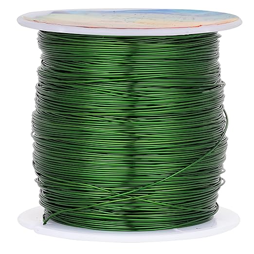 203 Feet Tarnish Resistant Copper Wires 24 Gauge/0.5mm Jewelry Craft Wires by CREATZONE