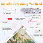 Magic Book Diamond Art Kits for Adults Beginners 14x14 in, DIY Craft Gift | - Image 6