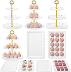 Kootek Dessert Cupcake Stand, 3 Tiered Cup Cake Holder Tower Stand Riser& by Kootek
