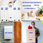 Letter Stickers, Mailbox Numbers, 2 Inch Waterproof Vinyl Alphabet | 2 Inch Blue - Image 2