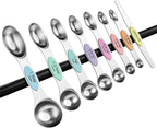 Spring Chef Stainless Steel Magnetic Measuring Spoons Set of 8 - Image 9