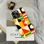 ZHEGAILIAN Case for iPhone 14 Pro, Geometric Colors Durable Shockproof Silicone - Image 6
