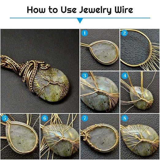 22 Gauge Jewelry Wire, Anezus Craft Wire Tarnish Resistant Copper Beading Wire - Image 5