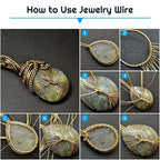 22 Gauge Jewelry Wire, Anezus Craft Wire Tarnish Resistant Copper Beading Wire - Image 5