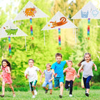Libima 50 Pcs DIY Blank Kites for Kids Bulk Large Kite Making Kit Easy to Fly - Image 6