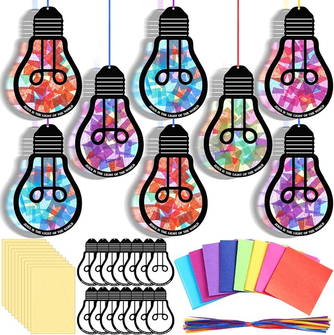 Eersida 32 Sets Illumination Crafts Bulk 2026 Vbs, Jesus is The Light of The by Eersida