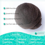 Kondoos Natural Wool roving, 2 OZ. Best Wool - Image 3