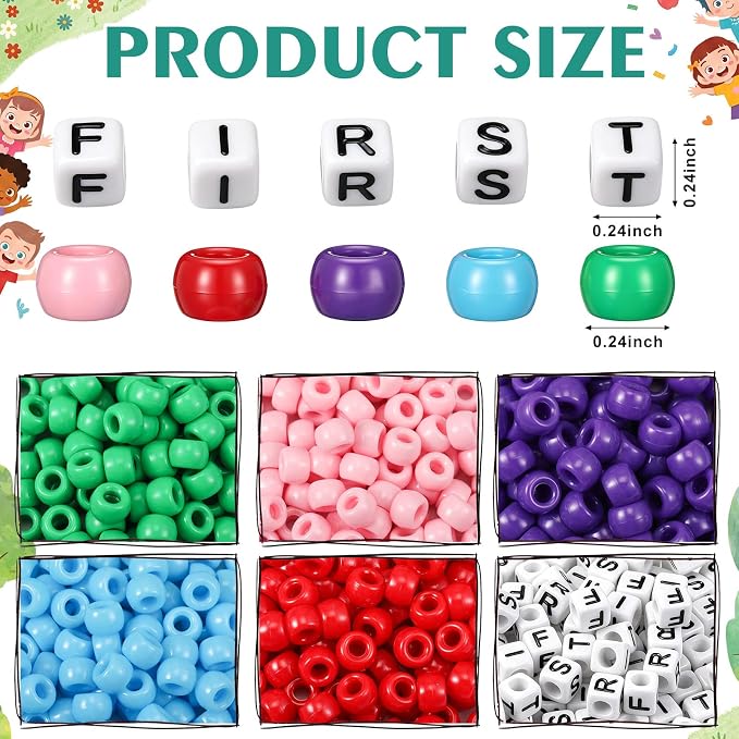 Tondiamo 24 Sets First Grade Back to School Gifts Friendship Bracelet Making Kit - Image 2