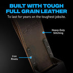 OX Tools Leather Tool Holsters & Pouches – Hammer, Tape Measure, Utility & - Image 3