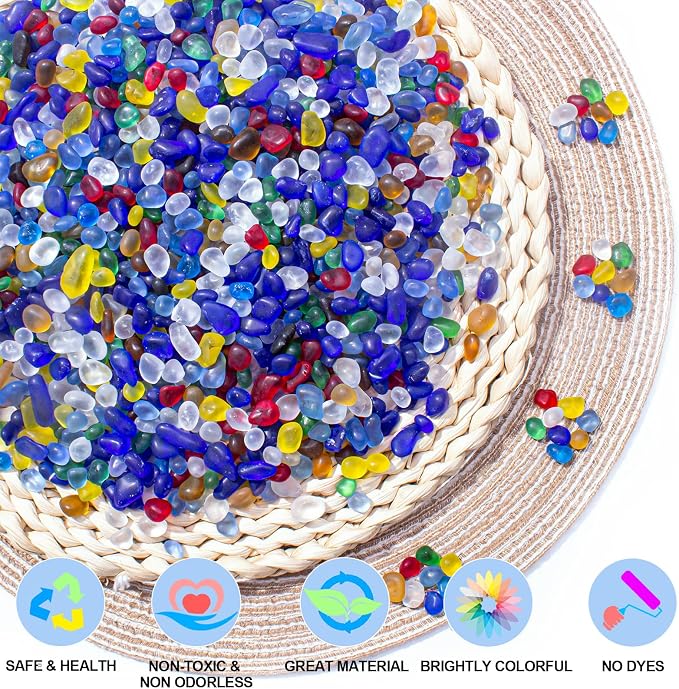 Keedolla 0.9 Lb Rainbow Fish Tank Rocks Gravel - Image 7