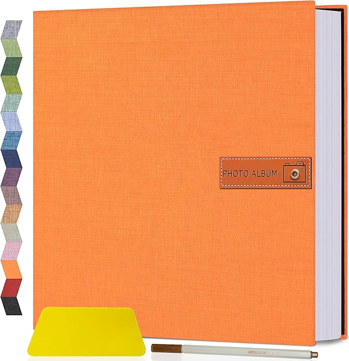 Popotop Large Photo Album Self Adhesive 4x6 5x7 8x10 Scrapbook Album DIY by Popotop