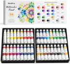 Nicpro Watercolor Paint Set for Adults, 36 Colors Watercolor Tube Set, High by Nicpro