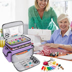 LEFOR·Z Large Sewing Supplies Organizer, Double-Layer Sewing Accessories - Image 7