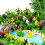 91pcs Model Trees Mixed Miniature Trees Model Train Scenery Fairy Garden Trees - Image 6