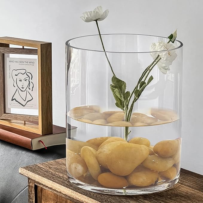 FANTIAN 5 lbs Yellow River Rocks, 1-2 Inch Polished Pebbles - Image 8