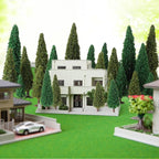 Skylety 35 Pieces Model Trees 6.3-1.2 Inch Mixed Miniature Trees Diorama - Image 4