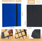 Card Binder 9 Pocket Storage 360 Card Binder, Trading Card Binder Senior and - Image 2