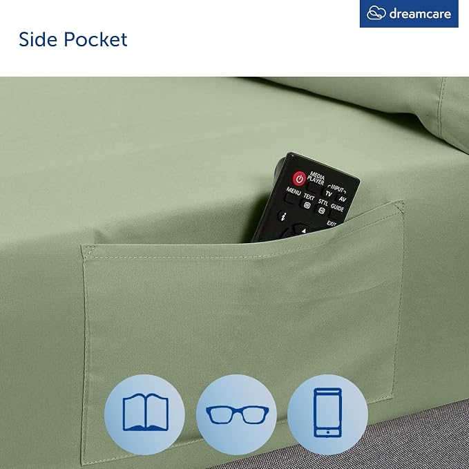 DREAMCARE King Size Sheets Set - Image 5