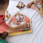 Melissa & Doug Barnyard Animals Jumbo Knob Puzzle, Wooden Peg Puzzle - Image 8