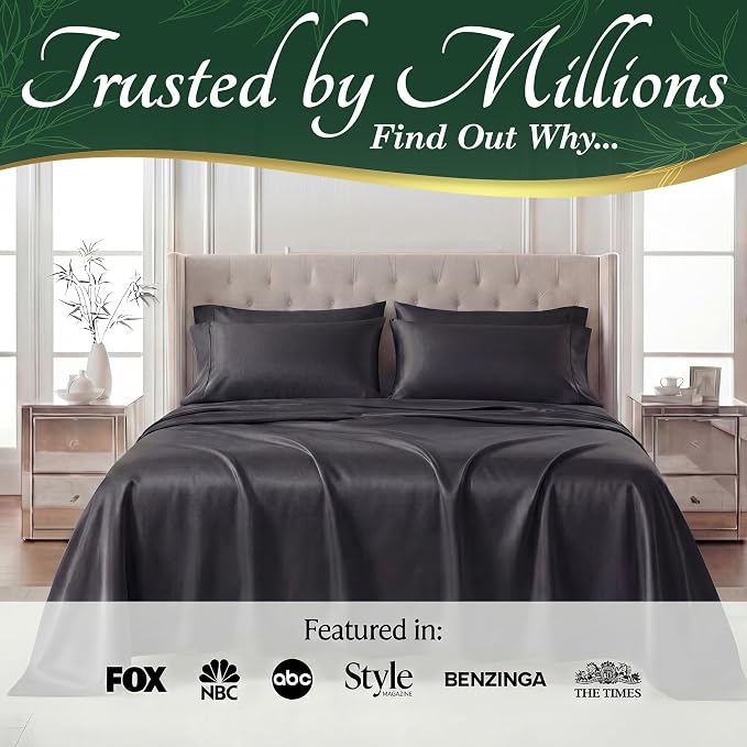 DECOLURE 100% Viscose Derived from Bamboo Sheets Queen Size - Image 5