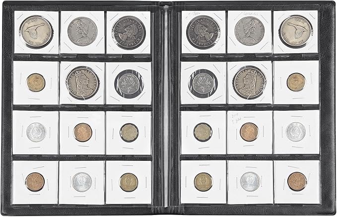 MUDOR Coin Flips 2x2 Holder Album, 120 Pockets Cardboard Storage Book | Coin - Image 2