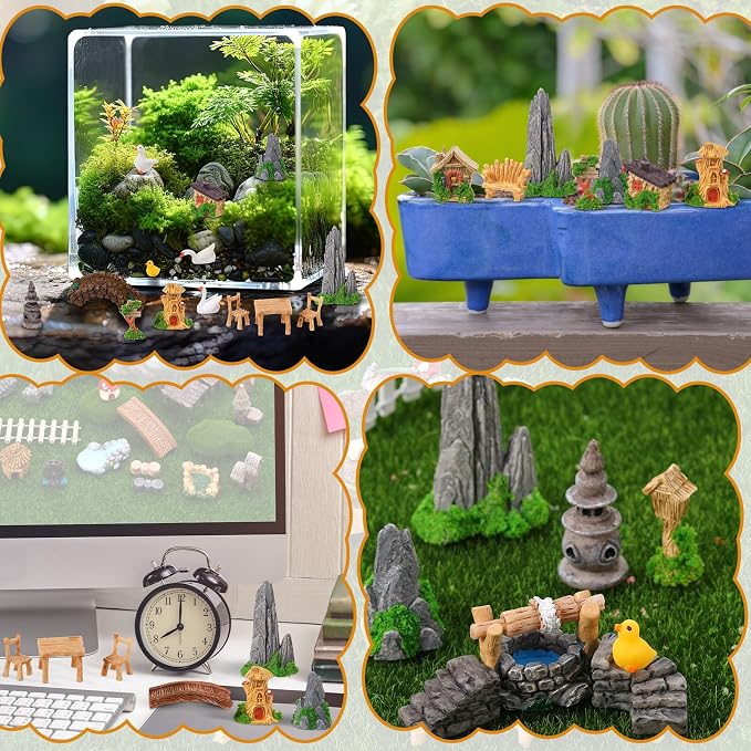 35 Pcs Fairy Garden Accessories Miniatures Garden Kit - Image 5