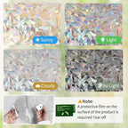 Bloss Rainbow Window Privacy Film Stained Glass Window Film 3D Decorative - Image 8