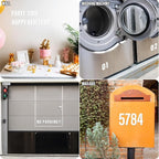 Letter Stickers, Mailbox Numbers, 4 Inch Waterproof Vinyl Alphabet | 4 Inch - Image 4