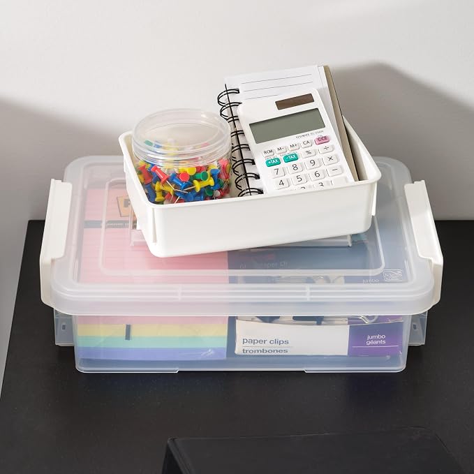 IRIS USA 1 Qt. Plastic Storage Bins - Image 8