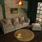 iLAND Dollhouse Furniture Sectional Dollhouse Couch Set, Miniature Furniture - Image 7