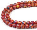 MJDCB Synthesis Colour Malachite Beads Beautiful Fashion Round Stone Beads by MJDCB
