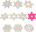 60PCS Unfinished Blank Wooden Cutouts Craft by Jsehchya