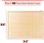 Mr. Pen- Blank Wooden Puzzle, 100 Pieces, 14.2" x 10.6" | Wooden Blank Puzzles - Image 2