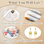 HMZephitiquc Funny Paint by Numbers Kit - Image 6