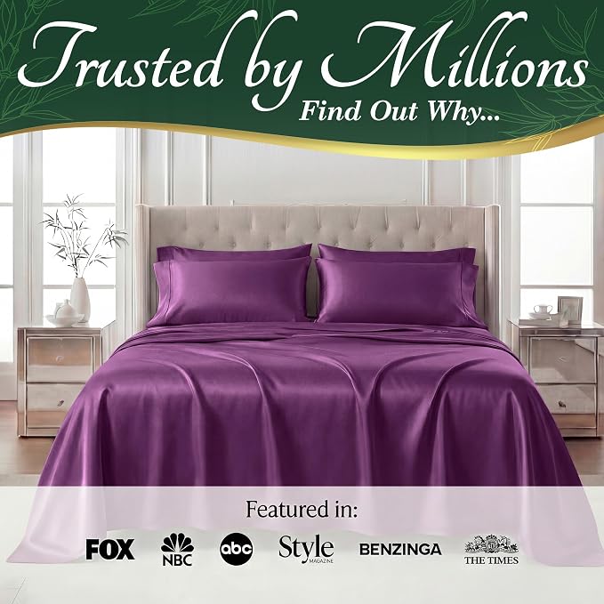 DECOLURE 100% Viscose Derived from Bamboo Sheets King Size - Image 5