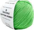 Cotton Hobby Yarn for Amigurumi Crochet & Knitting | 1.76 oz / 180 yds by buvemu