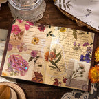 emmoolife Pressed Flower Stickers Set Dried Flowers Themed Resin Sticker Decals - Image 5