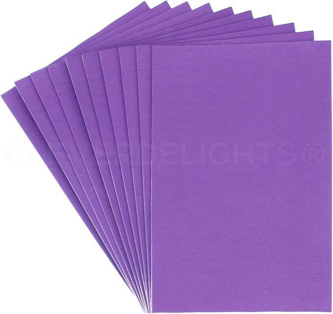 10 Pack - CleverDelights 8" x 12" Foam Sheets - Assorted Colors - Large Self - Image 6