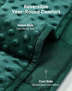 Kivik Minky Dot Weighted Blanket - Image 3