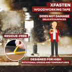 XFasten Bulk Double Sided Woodworking Tape 1-inch 1, 296-Feet Total - Image 2