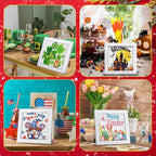 Trandraft 13 Pcs Summer Interchangeable Seasonal Diamond Art Kits - Image 6