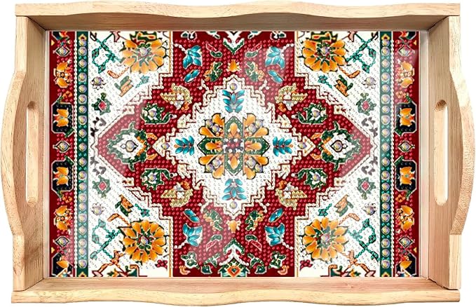 EWJRNSF Diamond Art Kits for Adults Wooden Serving Trays by EWJRNSFDiamondPainting